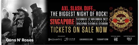 Guns N Roses Concert, Tickets & Vouchers, Event Tickets on Carousell