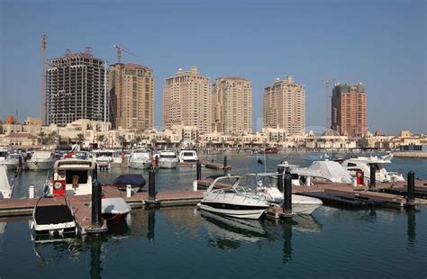 Marina på The Pearl i Doha, Qatar | Stock foto | Colourbox