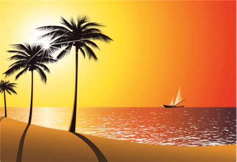 Download High Quality beach clip art sunset Transparent PNG Images ...