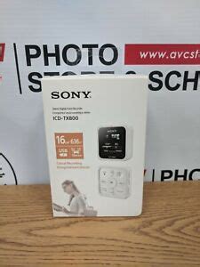 Sony | ICD-TX800 | Stereo Digital Voice Recorder | Brand New ...