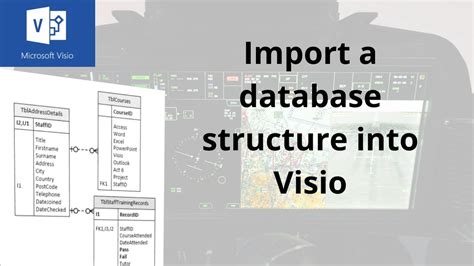 How to create a Visio database diagram from an existing database - YouTube