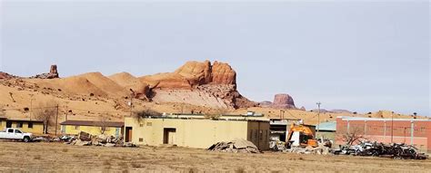 The demo of the old Kayenta Boarding... - Kayenta Township