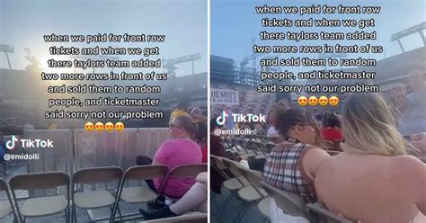 Taylor Swift Fans Thought They Bought Front Row Seats, But When They ...