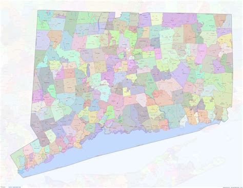 Connecticut ZIP Code Map – medium image – shown on Google Maps