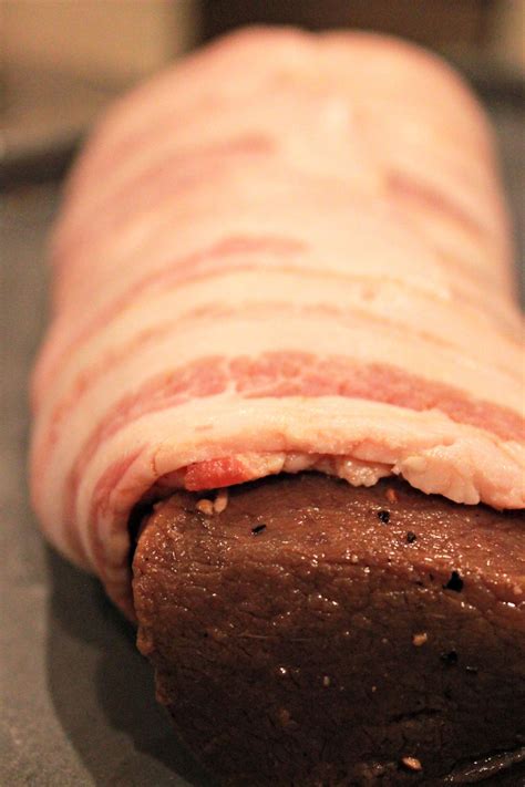 Bacon Wrapped Venison Backstrap | Oysters & Pearls | Venison backstrap ...