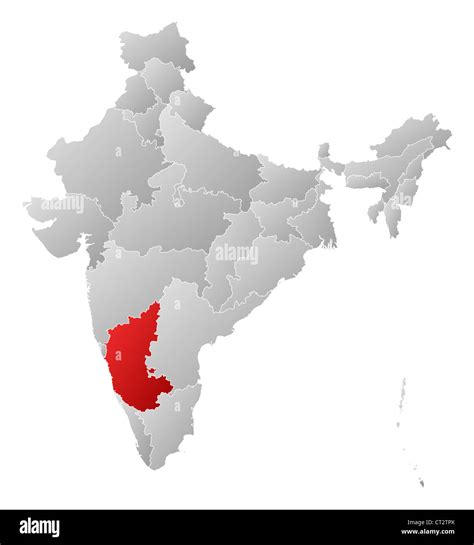 India Map With Karnataka - Get Latest Map Update