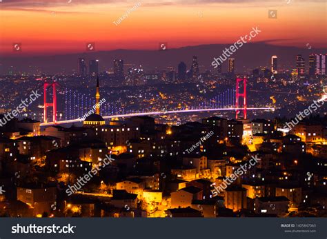 Istanbul Bosphorus Landscape Beautiful Sunset 15 Stock Photo 1405847063 | Shutterstock