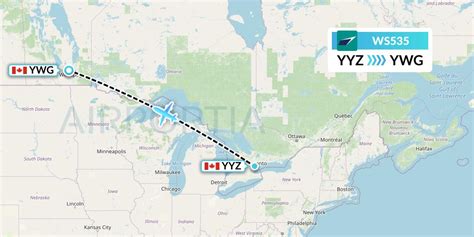 WS535 Flight Status WestJet: Toronto to Winnipeg (WJA535)