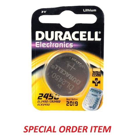 DURACELL - PGD DL2450BPK, 2034 - BATTERY 3V DURACELL 2450 NURSE CALL 6 ...