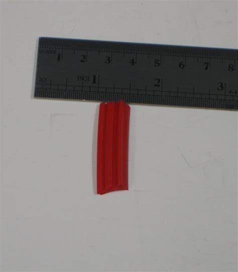 WAY COVER WIPER (RED) fits Hennig, (C STYLE); (PER FOOT) - KMAC-Parts, Inc.