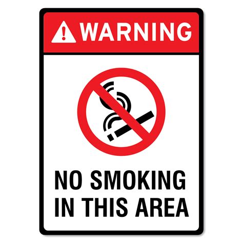 No Smoking Sign Logo