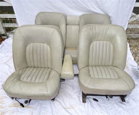 Rover P5B Leather Seat Restoration 1