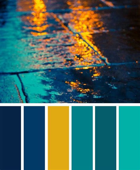 Dark blue ,teal and yellow color palette Teal Color Palette, Color Schemes Colour Palettes, Teal ...