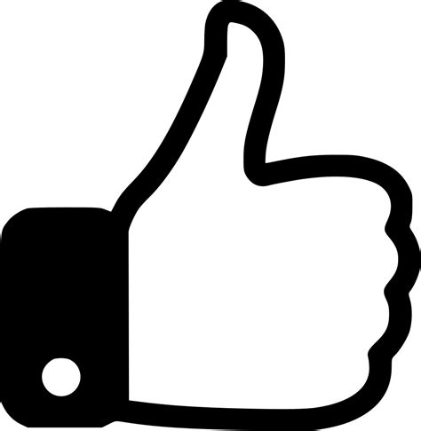 Thumbs Up Vector PNG