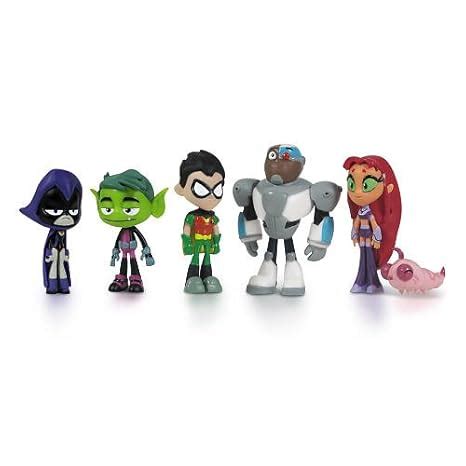 Amazon.com: Teen Titans Go! Teen Titans Action Figure (6-Pack), 2": Toys & Games