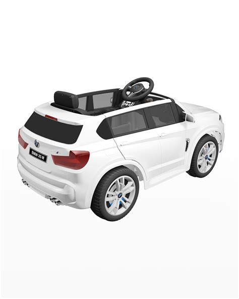 Best Ride on Cars Kid's BMW X5 12V Ride-On Car w/ Leather Seats, White ...