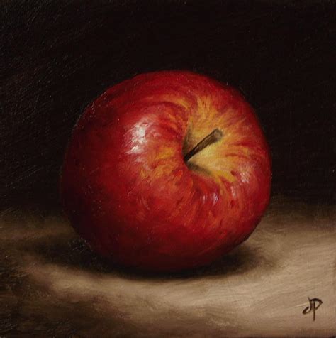 Braeburn Apple, J Palmer Daily painting Original oil still life Art | eBay