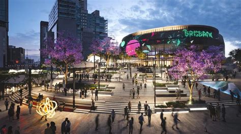 Brisbane Live - new 17000 indoor arena in CBD - above new underground ...