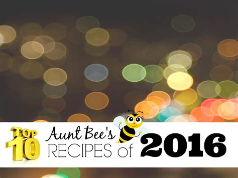 Round Ups – Aunt Bee's Recipes