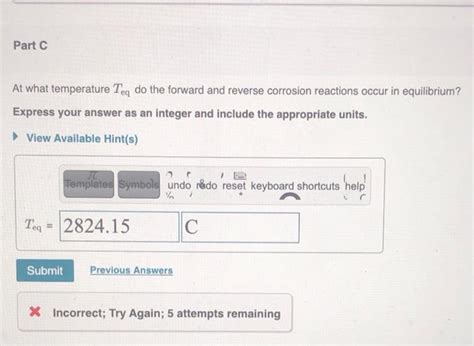 Solved The chemical reaction that causes iron to corrode in | Chegg.com