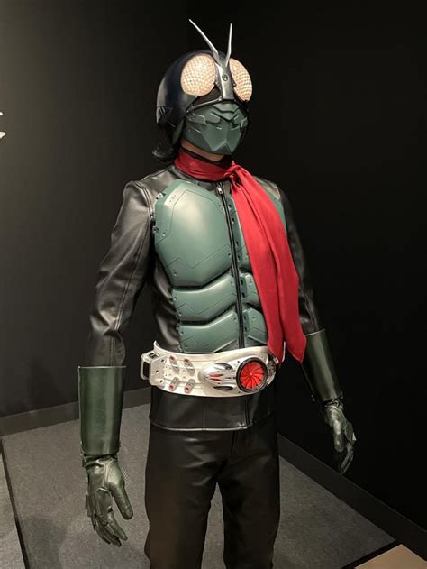 Shin Kamen Rider suit from an exhibition : r/KamenRider