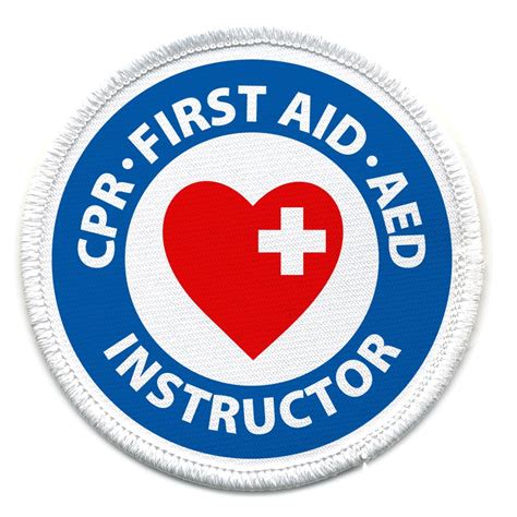 CPR First Aid AED Instructor Fire and Rescue Heroes 2.5 inch