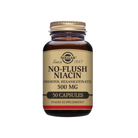 No-Flush Niacin 500mg 50 Vegicaps | Friedelsheim