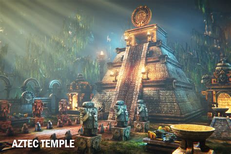 Aztec temple | 3D Fantasy | Unity Asset Store