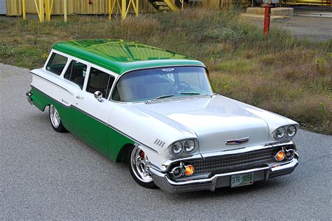 Low-Slung 1958 Chevy Yeoman Wagon Redefines Cool