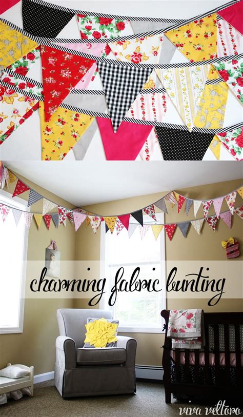 DIY Fabric Bunting for the Home, Holidays, or Parties! - Viva Veltoro