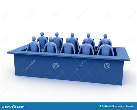 The jury #3 stock illustration. Illustration of decide - 344744