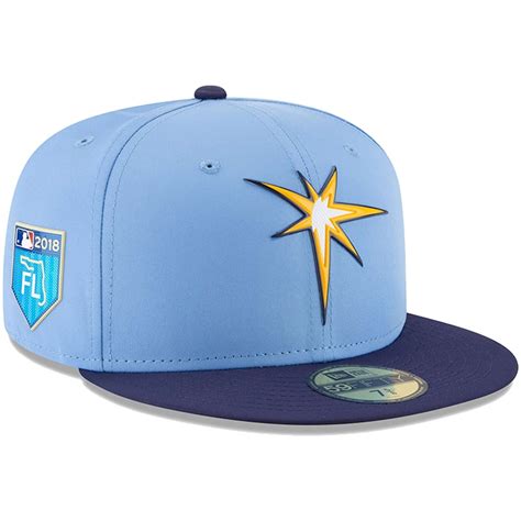 Men's Tampa Bay Rays New Era Light Blue 2018 Spring Training Collection ...