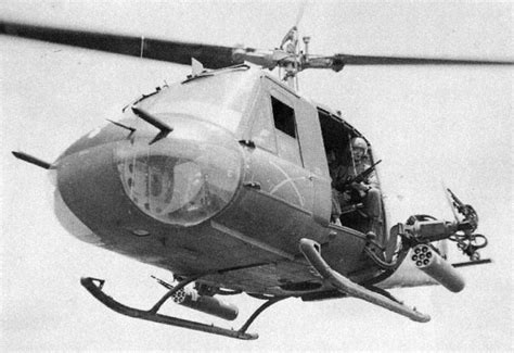 Huey Gunship Firing