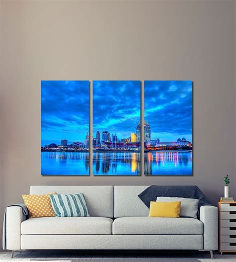 Cincinnati Skyline Cincinnati Canvas Print Cincinnati Wall | Etsy