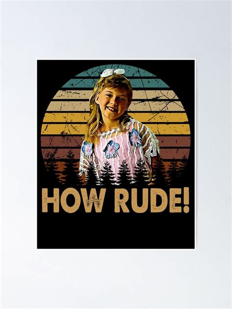 "Vintage Art How Rude! - Full House Sitcom" Poster by MichaelRonald2 ...