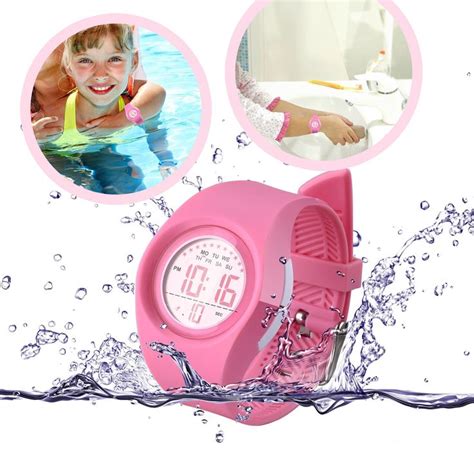 Kids Watch Waterproof Children Electronic Watch Lighting Watch 50M ...