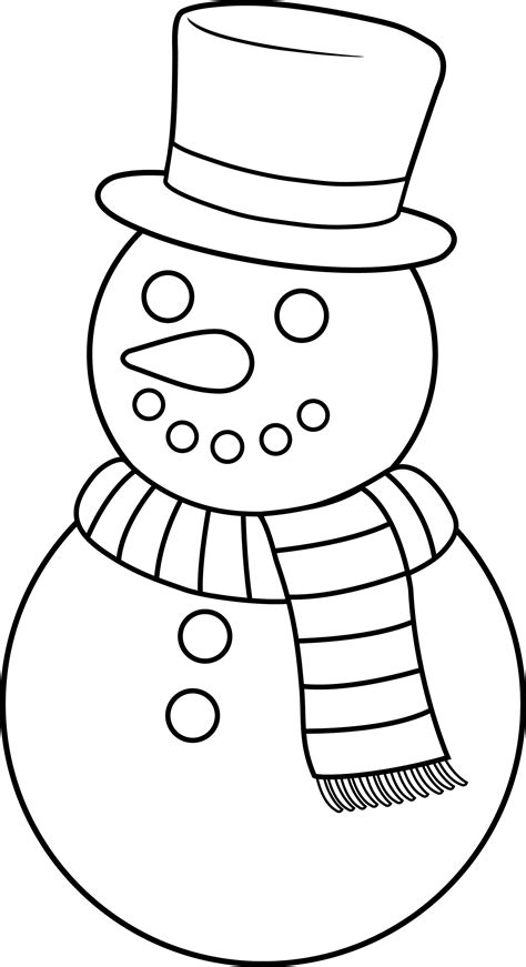 Snowman Silhouette Clipart - Clipart