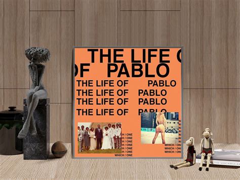 Kanye West The Life Of Pablo Album Cover Poster / Music Poster | Etsy