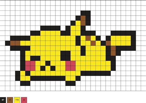 Pokemon Perler Beads | Pixel art pokemon, Easy pixel art, Pixel art