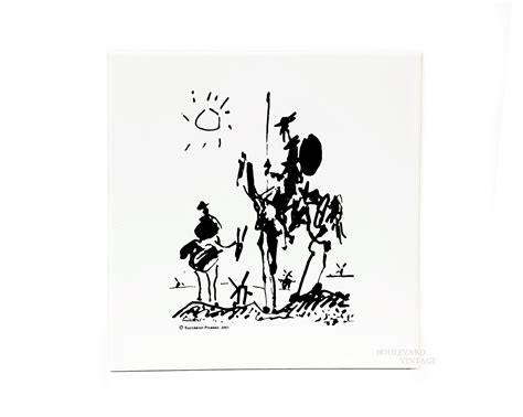 Pablo Picasso Tile Don Quixote Art Sancho Panza Pablo Picasso - Etsy ...