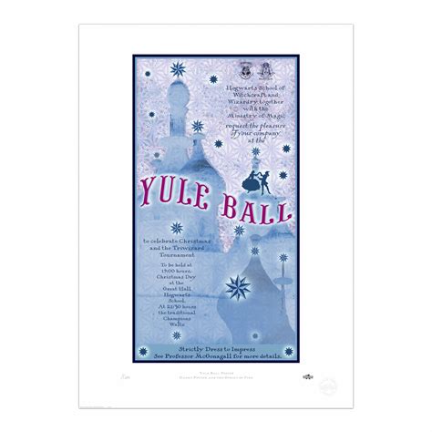 Yule Ball Poster - MinaLima