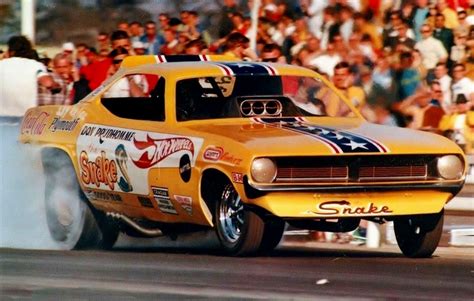 Don The Snake Prudhomme 1970 Plymouth Barracuda Funny Car | Funny car drag racing, Car humor ...