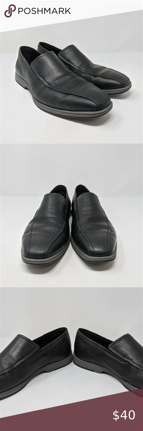 Cole Haan x Nike Air Men's Black Leather Loafers in 2020 | Mens black leather loafers, Black ...