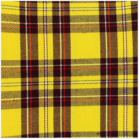 Scottish tartan fabric Andrews - yellow x 10cm - Ma Petite Mercerie