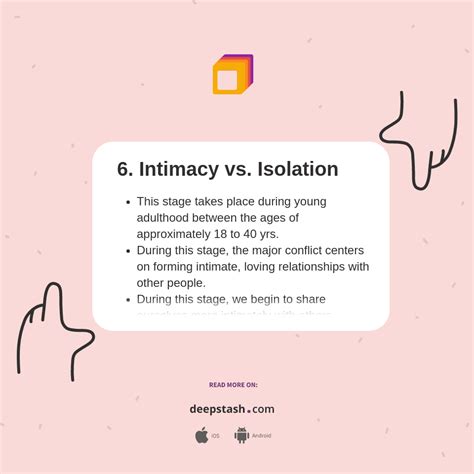 Intimacy Vs Isolation Examples