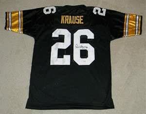 Signed Paul Krause Jersey - Iowa Hawkeyes #26 - JSA Certified - Autographed NFL Jerseys at ...