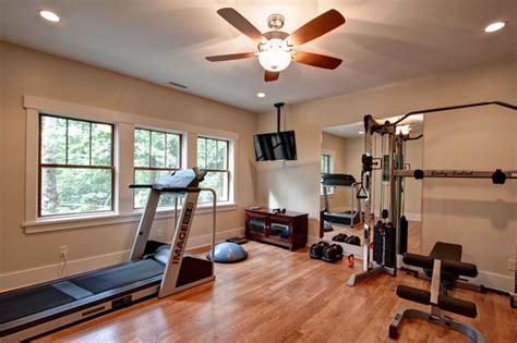 Exercise Room - Traditional - Home Gym - Other - by ID.ology Interiors ...