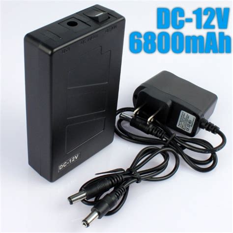 Mini DC 12V 6800mah Rechargeable Li-ion Battery Pack | eBay