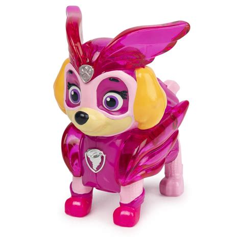 Paw Patrol Skye Mighty Pups Charged Up Figure