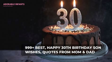 999+ Best, happy 30th birthday son wishes, quotes from Mom & Dad - Adorable Infants